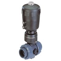 Type 2658 2/2-Way Ball Valve with Pneumatic Rotary Actuator